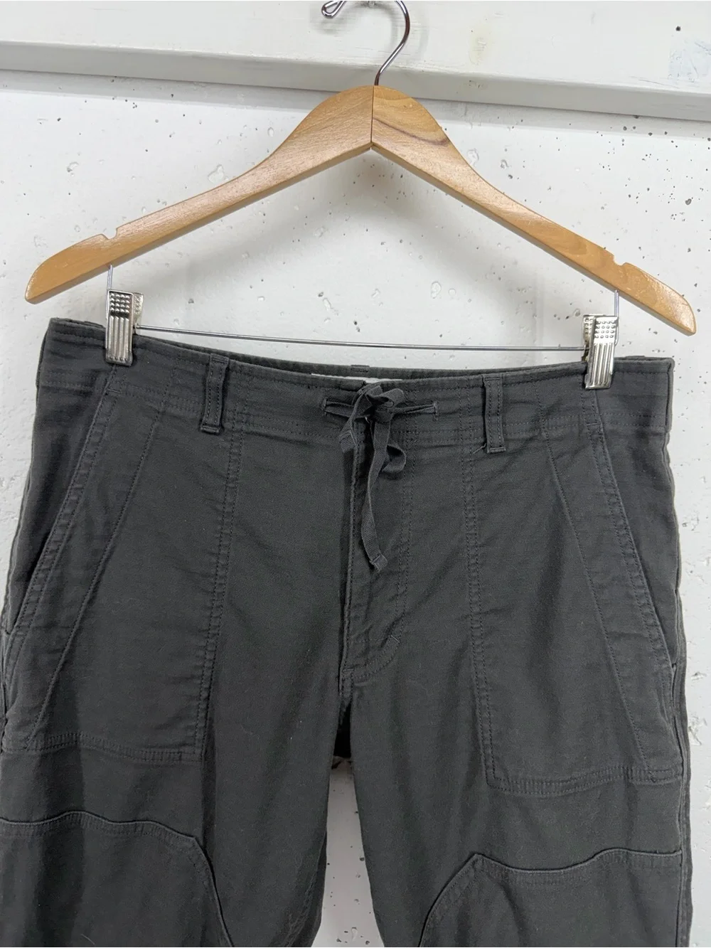 REI Co-op Men’s 34 x 27 Trailsmith Gray Canvas Utility Joggers Pants